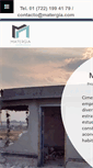 Mobile Screenshot of matergia.com